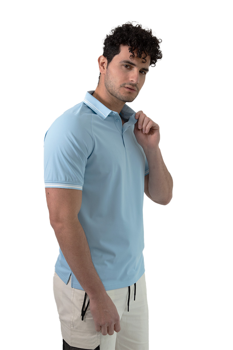 Foto 2 | Playera Regular Generra Fit de Cuello Tipo Polo Azul