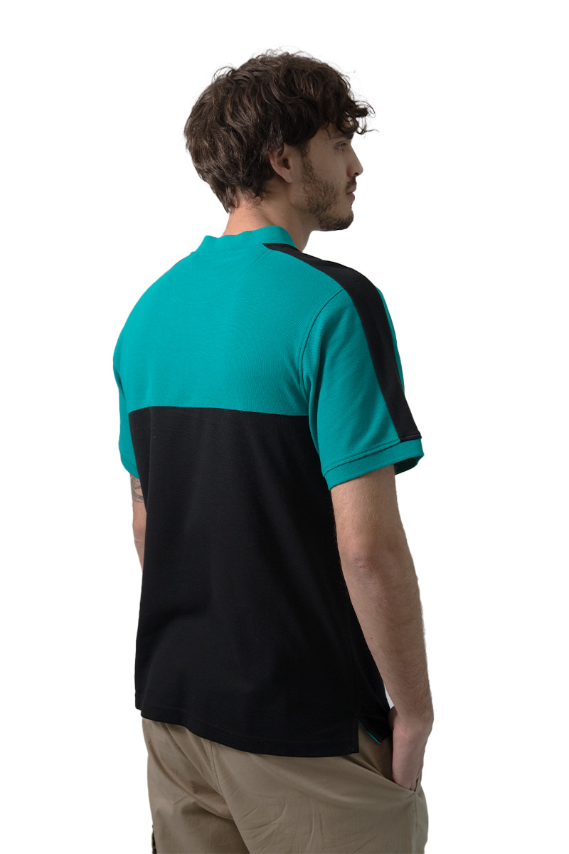 Foto 4 pulgar | Playera Polo Generra de Cuello Henley con Medio Cierre para Hombre