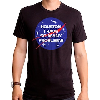 Foto 1 | Camiseta Rockinstone Houston Tengo Tantos Problemas NASA - Venta Internacional