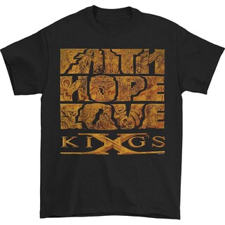 Foto 1 | Camiseta Rockinstone Kings X Faith Hope Love para Hombre - Venta Internacional