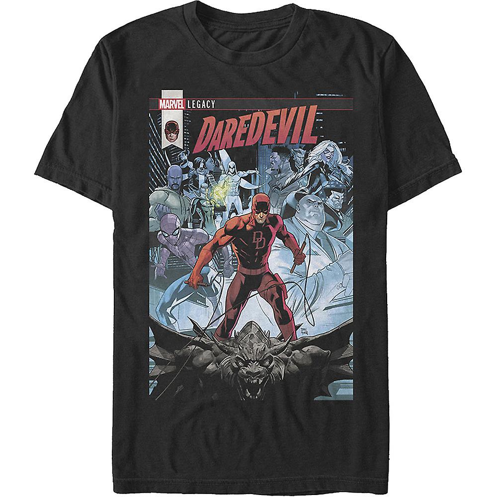 Foto 1 | Camiseta Rockinstone Back In Black Daredevil para Hombre - Venta Internacional
