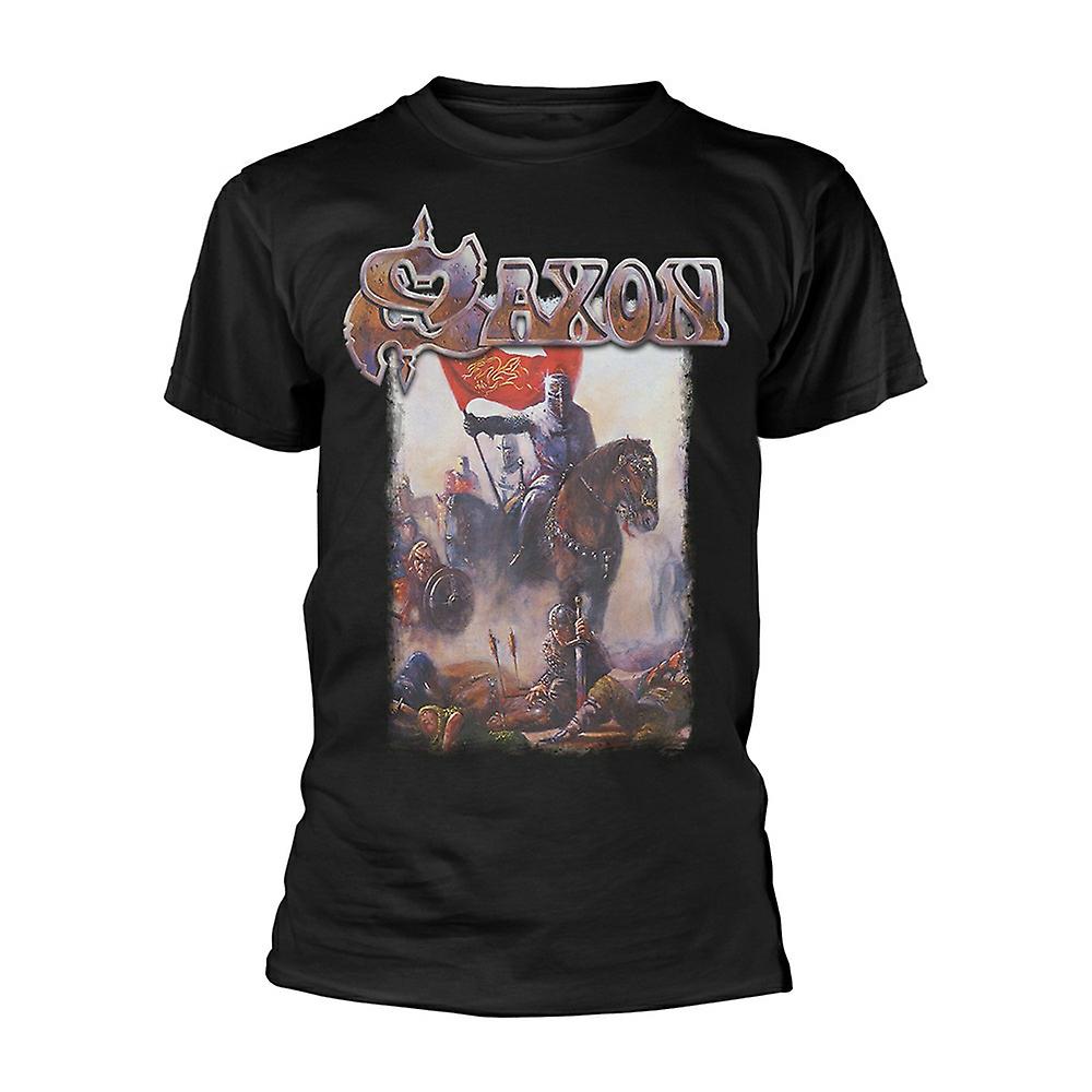 Foto 2 pulgar | Camiseta Saxon Crusader para Hombre Rockinstone 100% Algodón - Venta Internacional