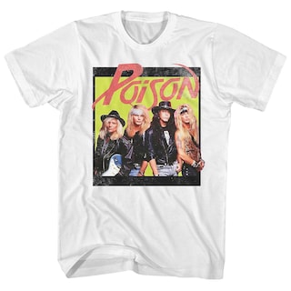 Foto 1 | Camiseta Rockinstone Poison Classic Band Photo - Venta Internacional
