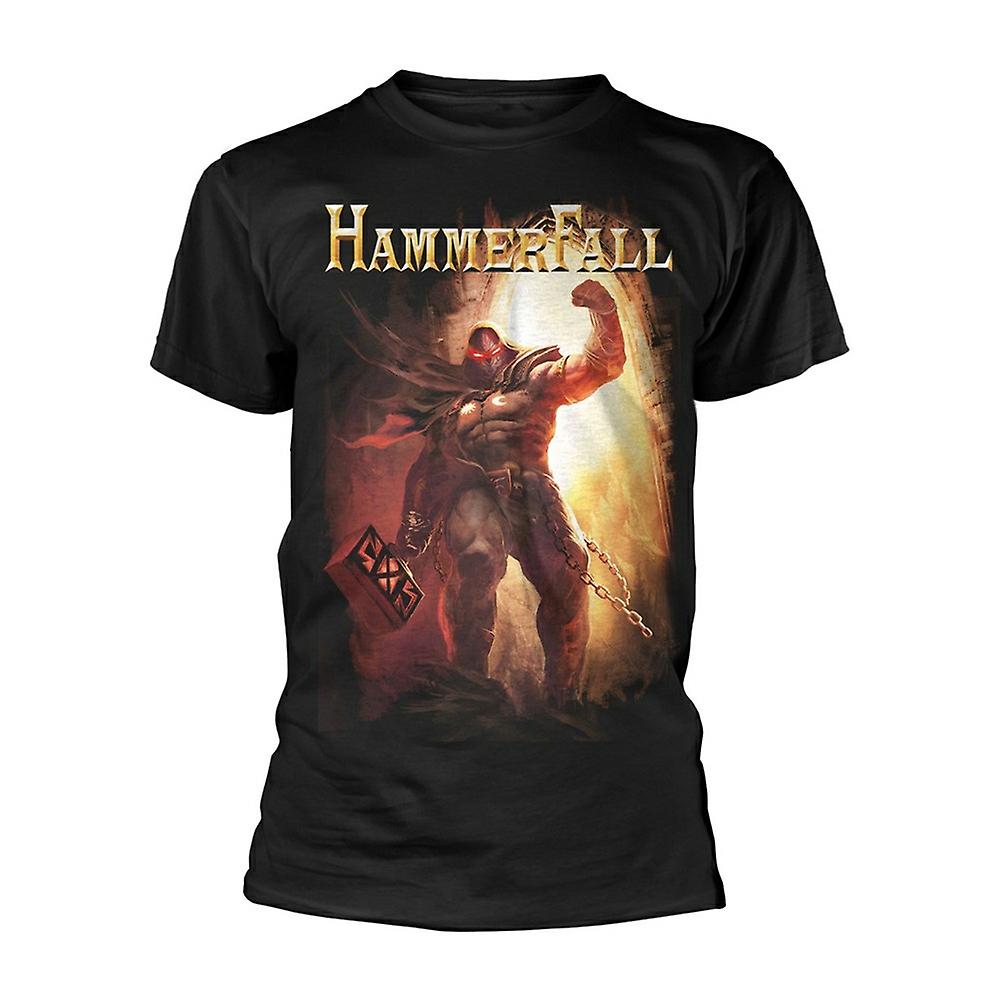 Foto 2 pulgar | Camiseta Rockinstone Hammerfall Dethrone And Defy para Hombre - Venta Internacional