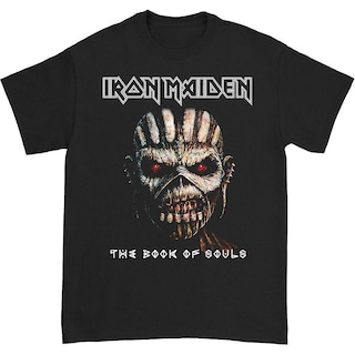 Foto 1 | Camiseta Rockinstone con Estampado de El Libro de las Almas de Iron Maiden - Venta Internacional