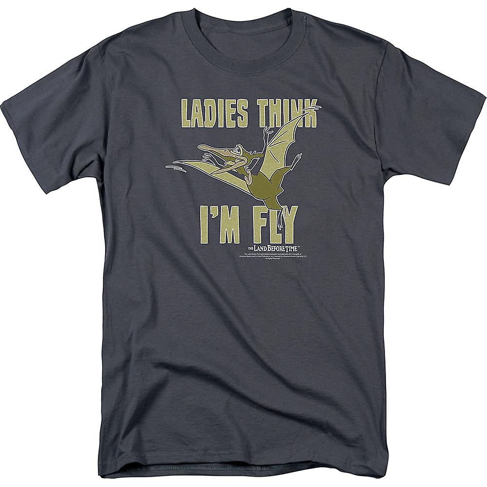 Foto 2 pulgar | Camiseta Rockinstone para Mujer Think I'm Fly Land Before Time - Venta Internacional