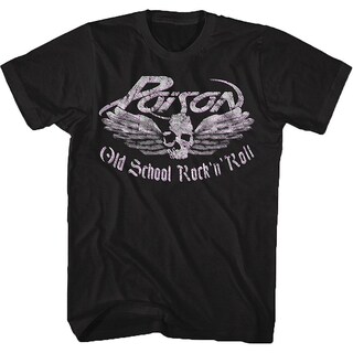 Foto 1 | Camiseta Rockinstone Old School Rock N Roll Poison - Venta Internacional