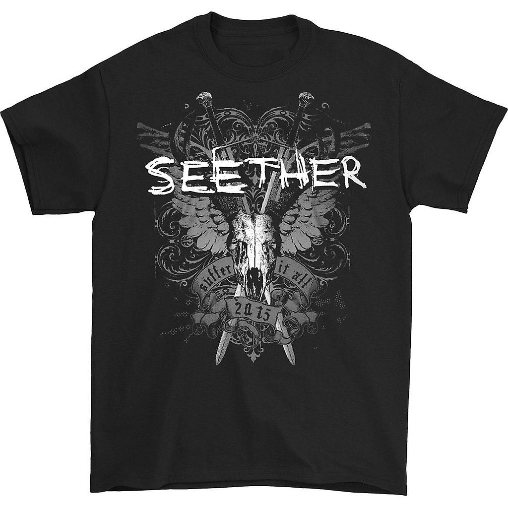 Foto 1 | Camiseta Rockinstone Seether Suffer 100% Algodón - Venta Internacional