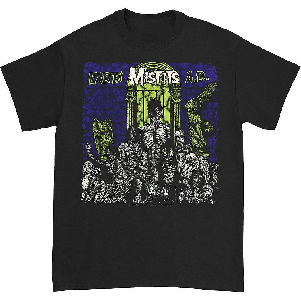 Foto 2 pulgar | Camiseta Rockinstone Misfits Earth A.D. 100% Algodón - Venta Internacional