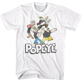 Foto 1 | Camiseta Rockinstone Characters Popeye 100% Algodón - Venta Internacional