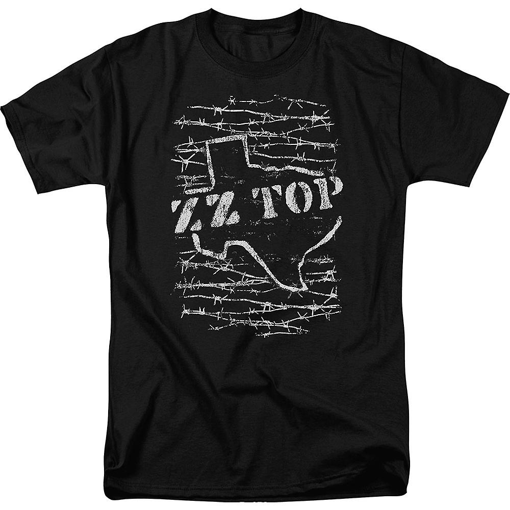 Camiseta Rockinstone Barbed Wire ZZ Top 100% Algodón - Venta Internacional