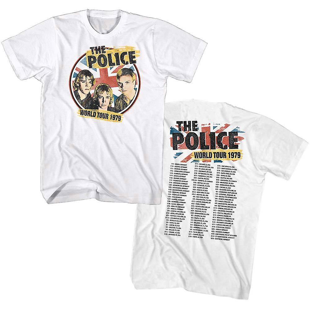 Foto 2 pulgar | Camiseta Rockinstone Police 79 World Tour Para Hombre - Venta Internacional.
