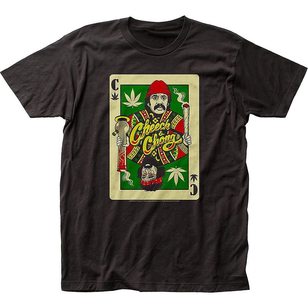 Foto 1 | Camiseta Rockinstone Con Estampado De Cartas Cheech And Chong - Venta Internacional.
