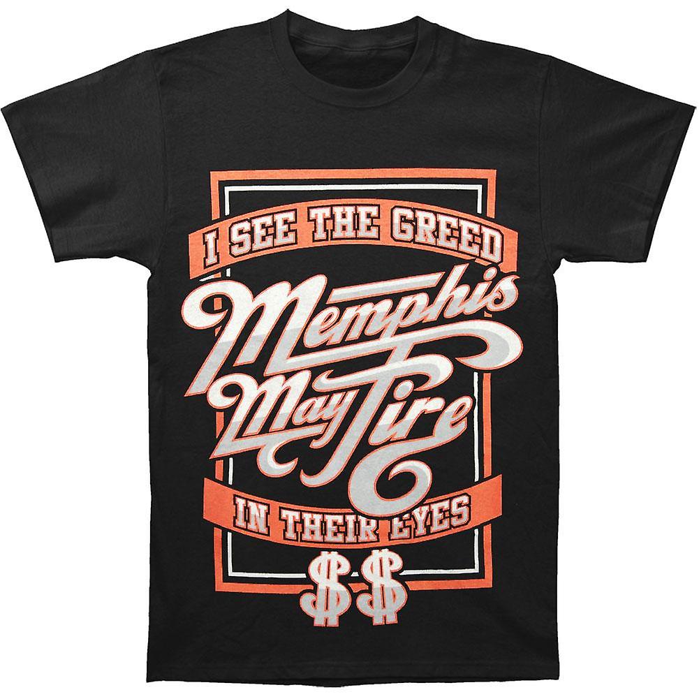 Foto 2 pulgar | Camiseta Rockinstone Memphis May Fire Greed 180 G/m², 100% Algodón - Venta Internacional.