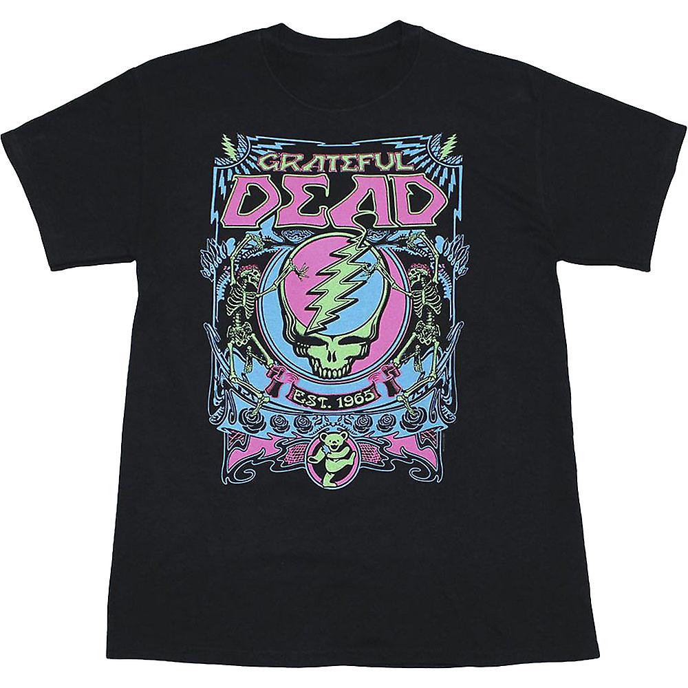 Foto 2 pulgar | Camiseta Rockinstone Neon Grateful Dead 100% Algodón - Venta Internacional.
