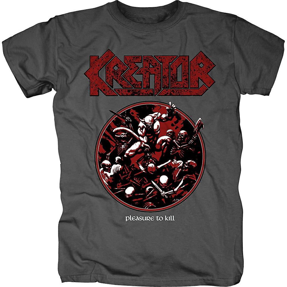 Foto 2 pulgar | Camiseta Rockinstone Kreator Pleasure To Kill Circle - Venta Internacional.