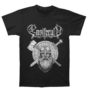 Foto 1 | Camiseta Rockinstone Ensiferum Con Espada Y Hacha, 180 G/m² - Venta Internacional.
