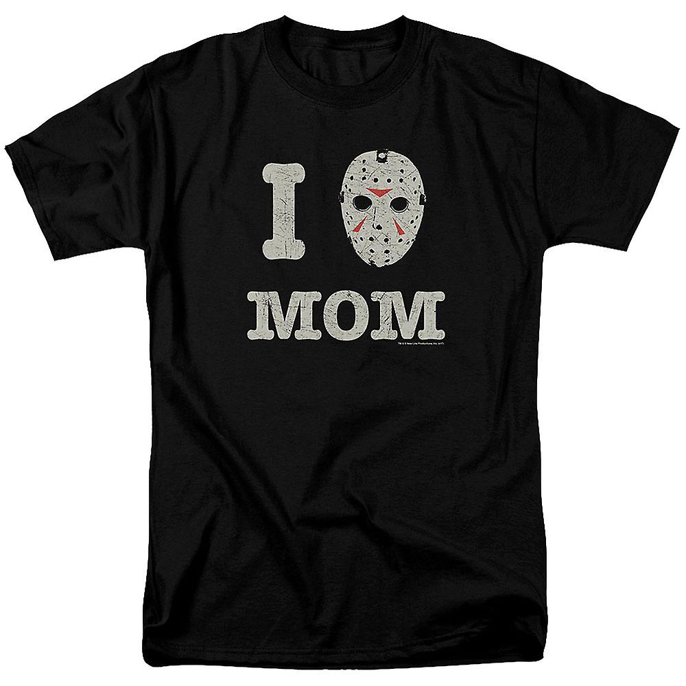 Foto 2 pulgar | Camiseta Rockinstone I Love Mom Friday The 13th Para Hombre - Venta Internacional.