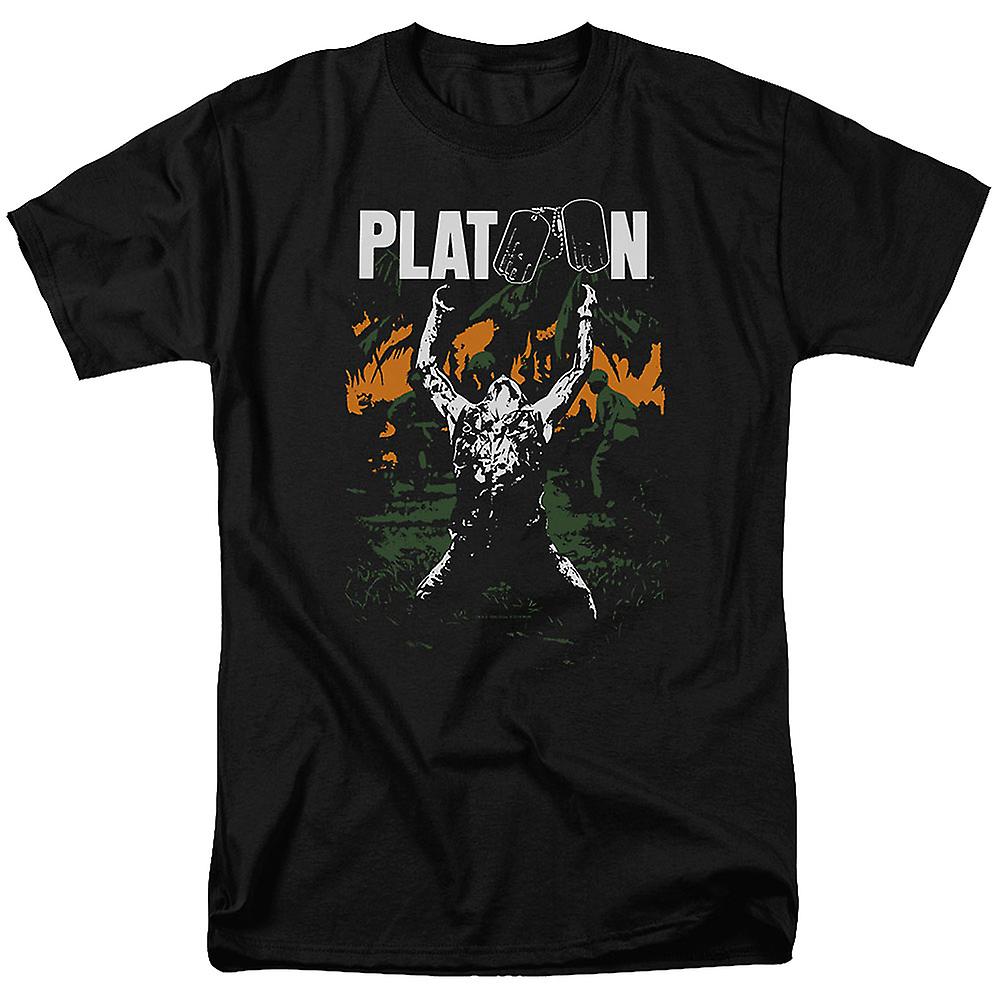 Foto 2 pulgar | Camiseta Con Estampado De Póster De La Película Rockinstone Platoon - Venta Internacional.