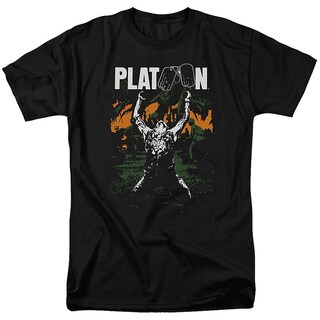 Foto 1 | Camiseta Con Estampado De Póster De La Película Rockinstone Platoon - Venta Internacional.