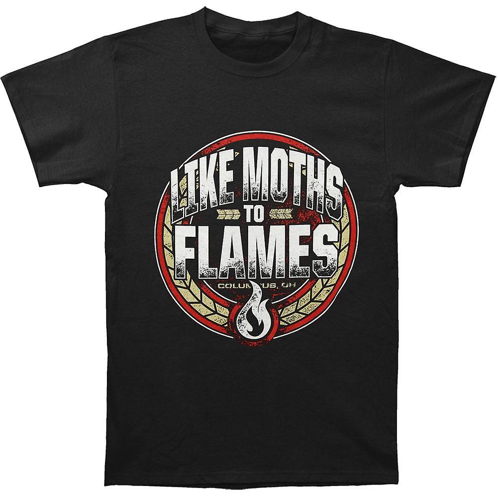Foto 1 | Camiseta Rockinstone Like Moths To Flames Arch Para Hombre - Venta Internacional.