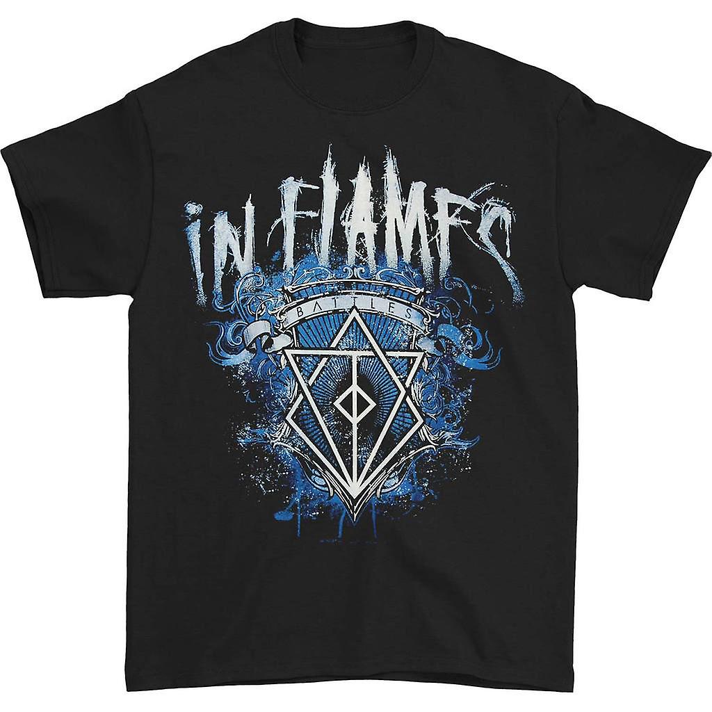 Foto 1 | Camiseta In Flames Battle Crest Tour Para Hombre - Venta Internacional.