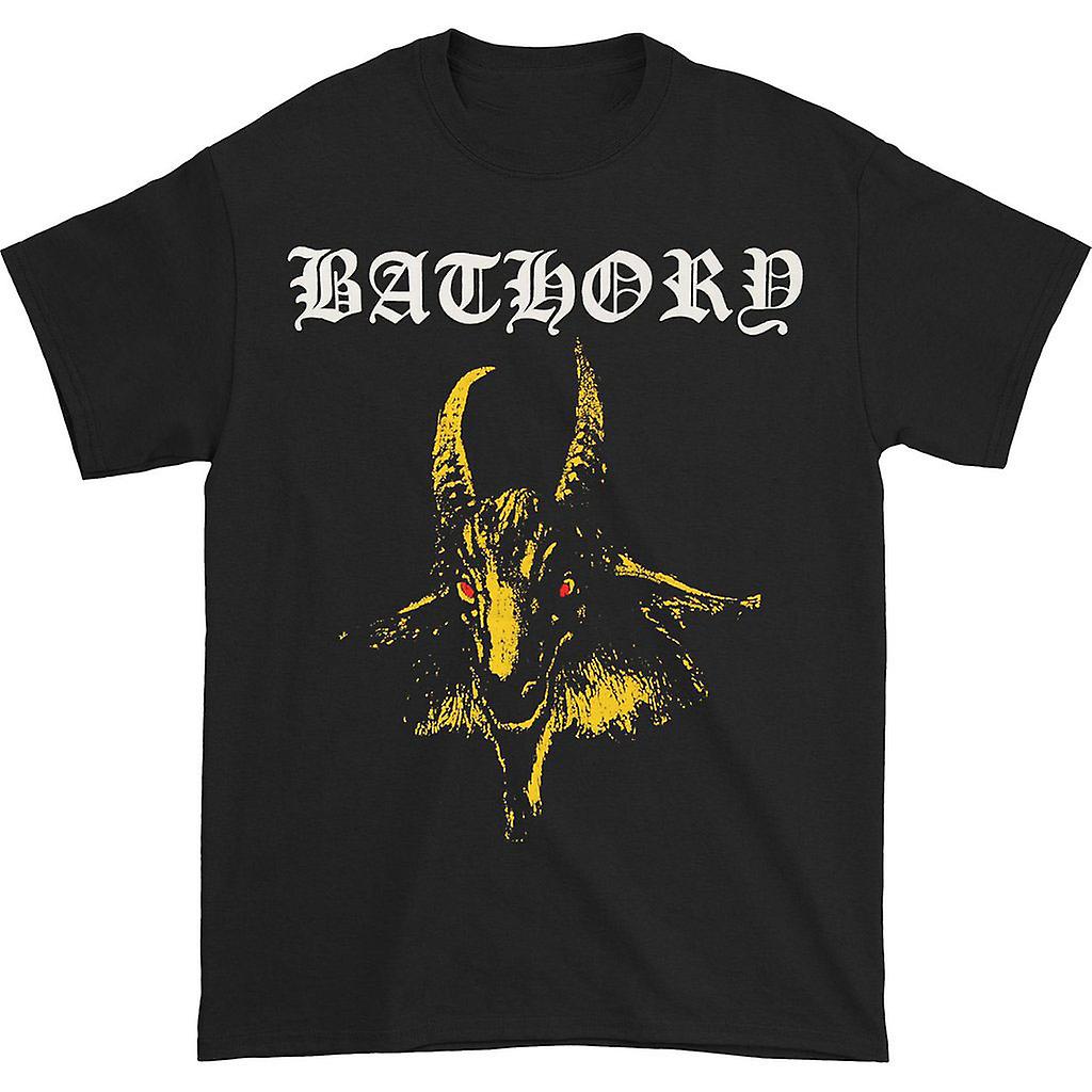 Foto 2 pulgar | Camiseta Bathory Yellow Goat Para Hombre Rockinstone 100% Algodón - Venta Internacional.