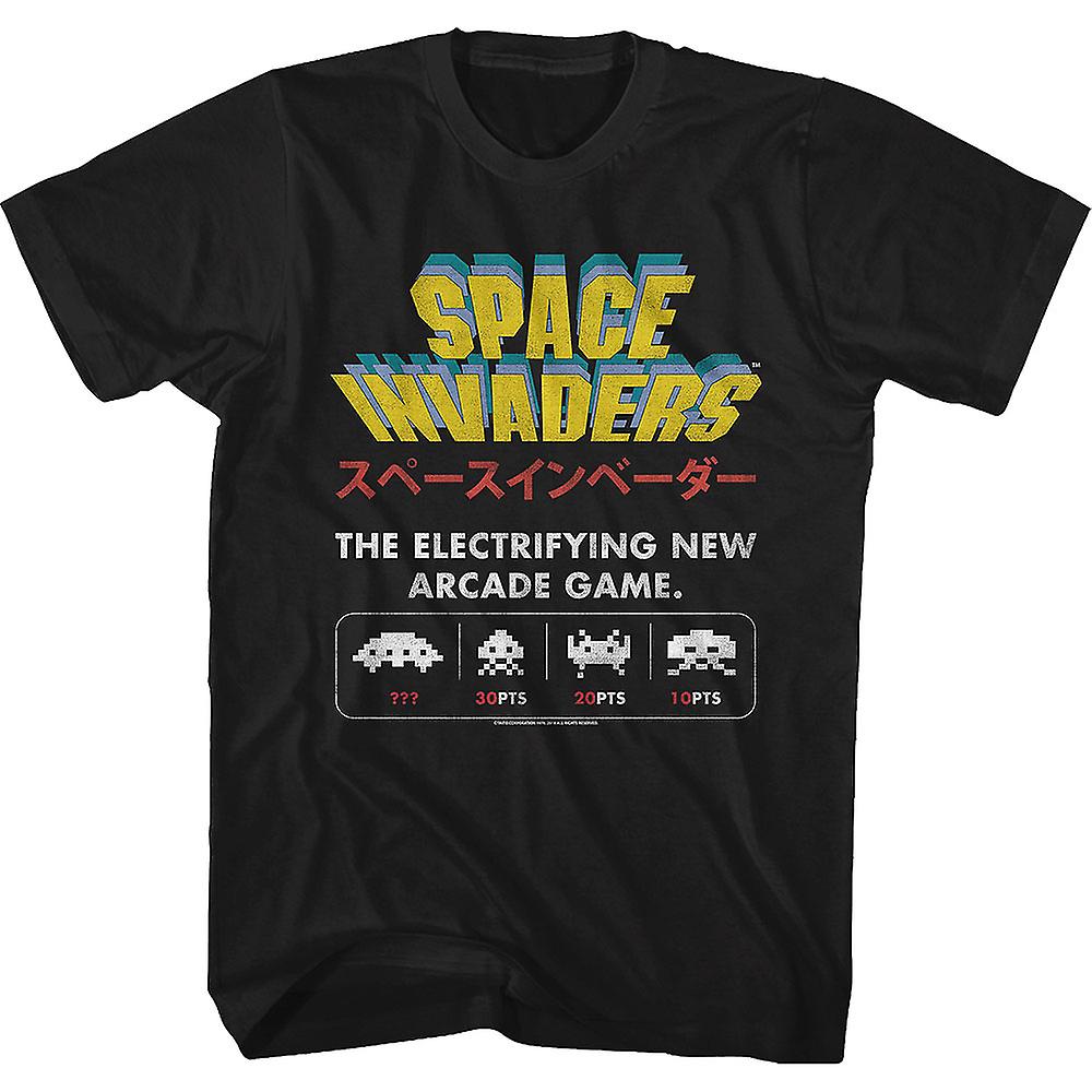 Foto 2 pulgar | Camiseta Rockinstone Electrifying Space Invaders Con Estampado - Venta Internacional.