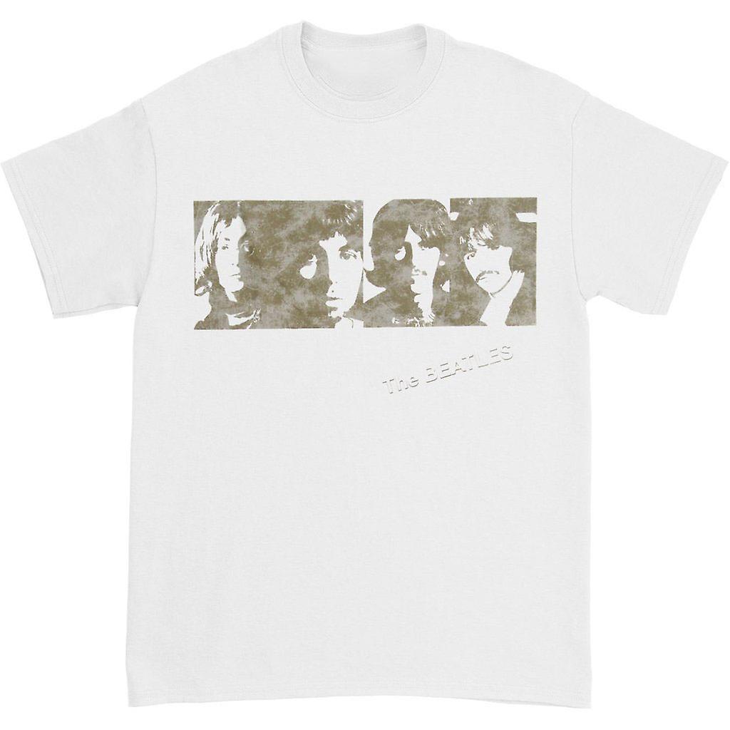 Foto 2 pulgar | Camiseta Rockinstone Beatles, Color Blanco, Con Forma De Álbum, 180 G/m², Algodón - Venta Internacional.