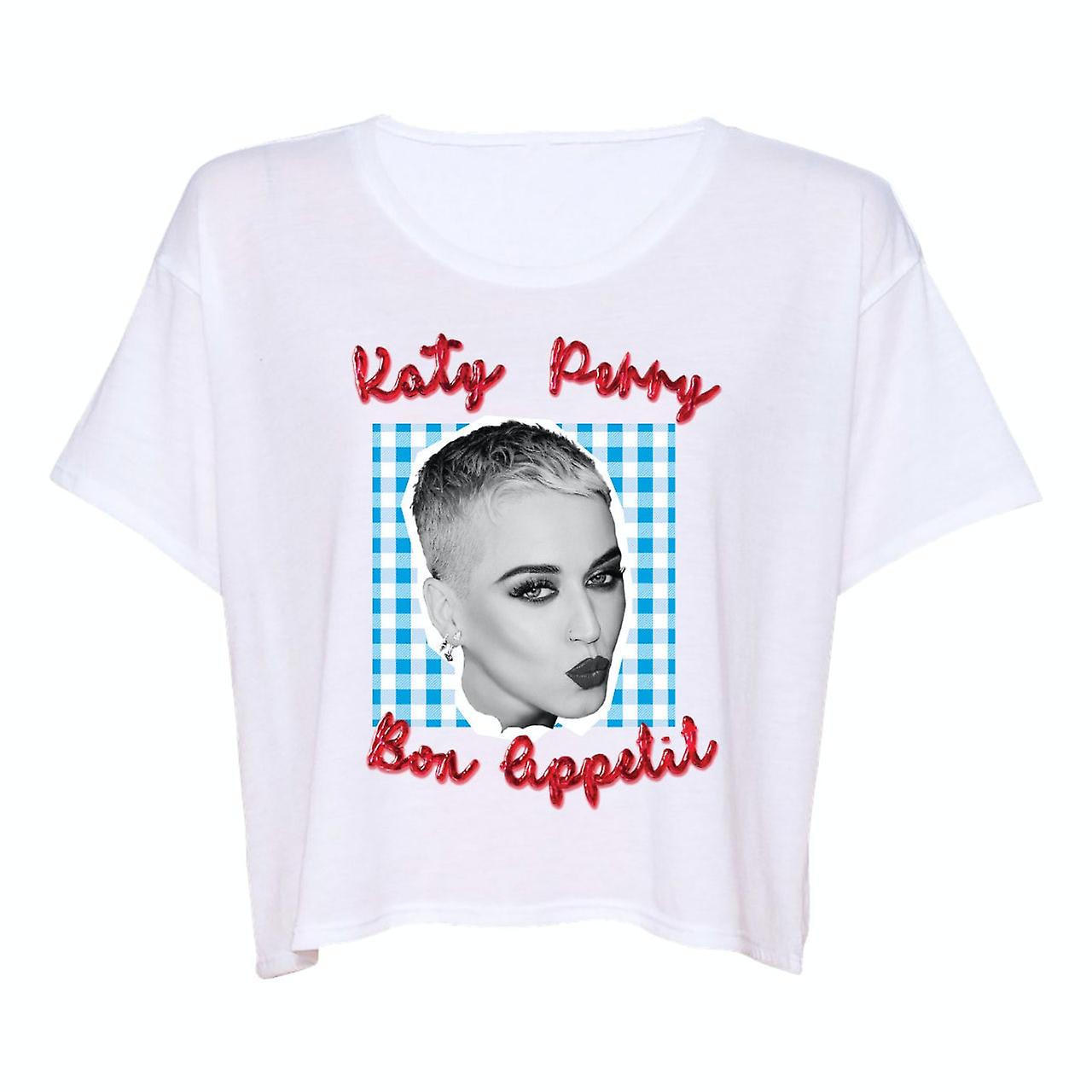 Foto 2 pulgar | Camiseta Katy Perry Katy Appetite White Fashion Para Mujer - Venta Internacional.