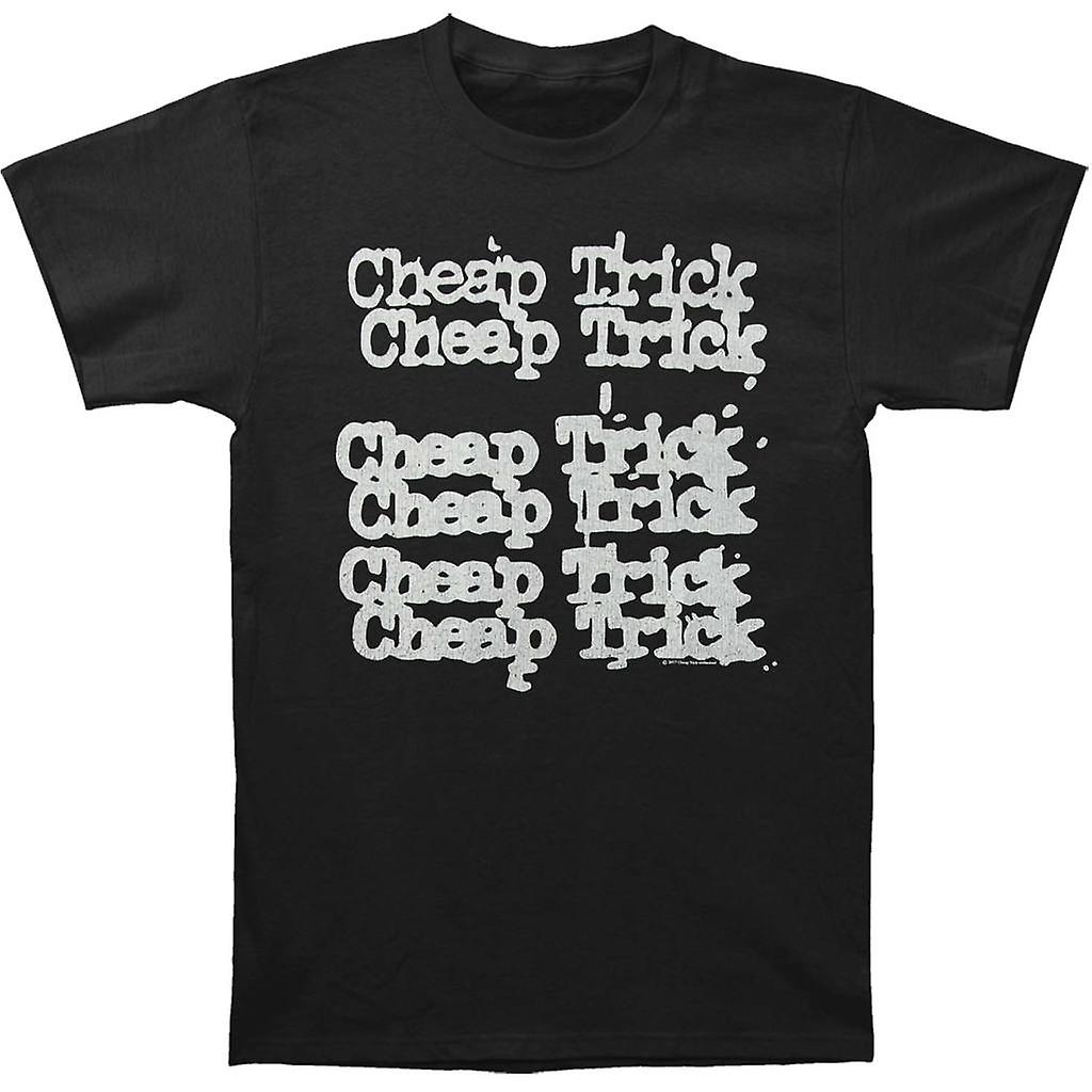 Foto 2 pulgar | Camiseta Rockinstone Cheap Trick Name Repeat 100% Algodón - Venta Internacional.