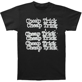 Foto 1 | Camiseta Rockinstone Cheap Trick Name Repeat 100% Algodón - Venta Internacional.