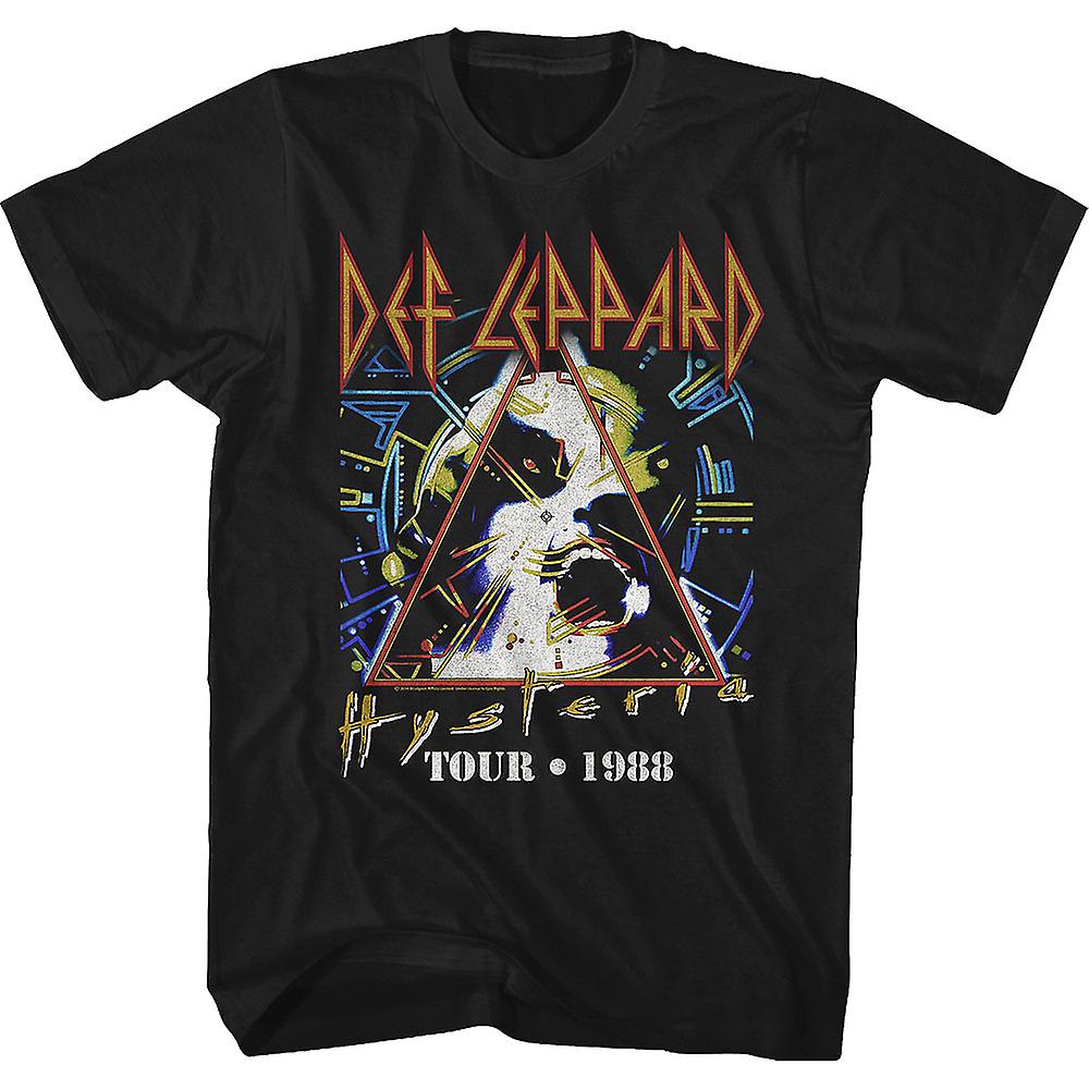 Foto 2 pulgar | Camiseta Rockinstone Black Hysteria Tour Def Leppard - Venta Internacional.