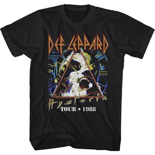 Foto 1 | Camiseta Rockinstone Black Hysteria Tour Def Leppard - Venta Internacional.