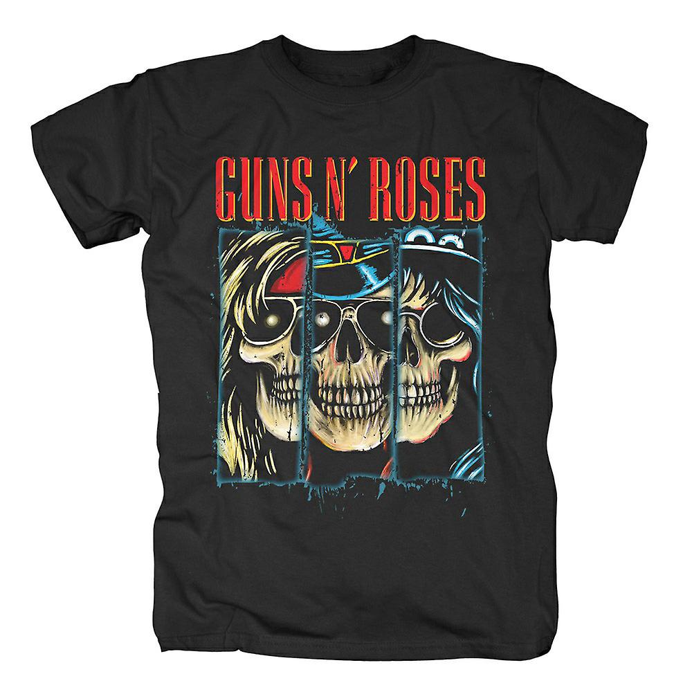 Foto 2 pulgar | Camiseta Rockinstone Guns N Roses Split Skulls 180 G/m² - Venta Internacional.