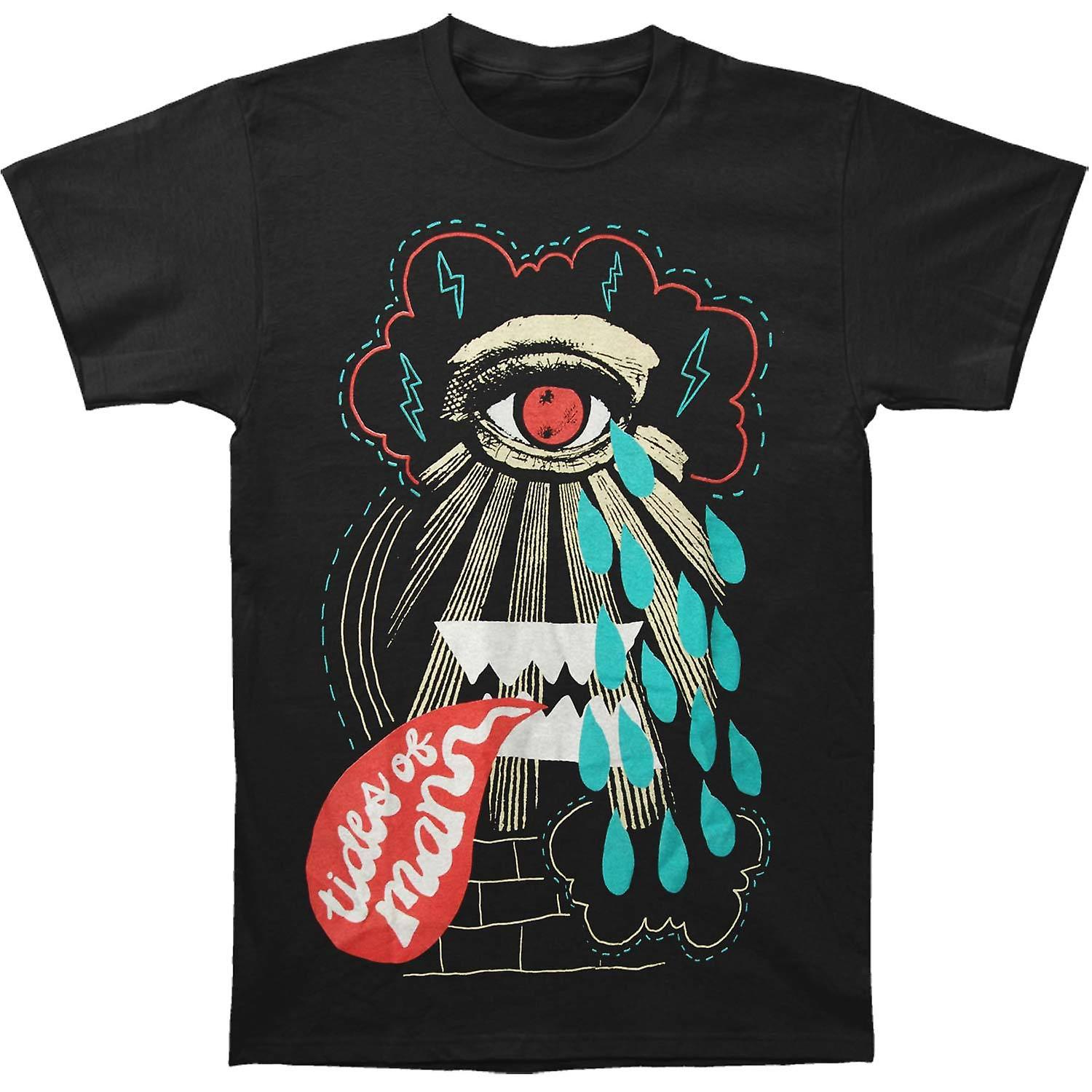 Foto 2 pulgar | Camiseta Rockinstone Tides Of Man Allseeingcry De Algodón De 180 G/m² - Venta Internacional.