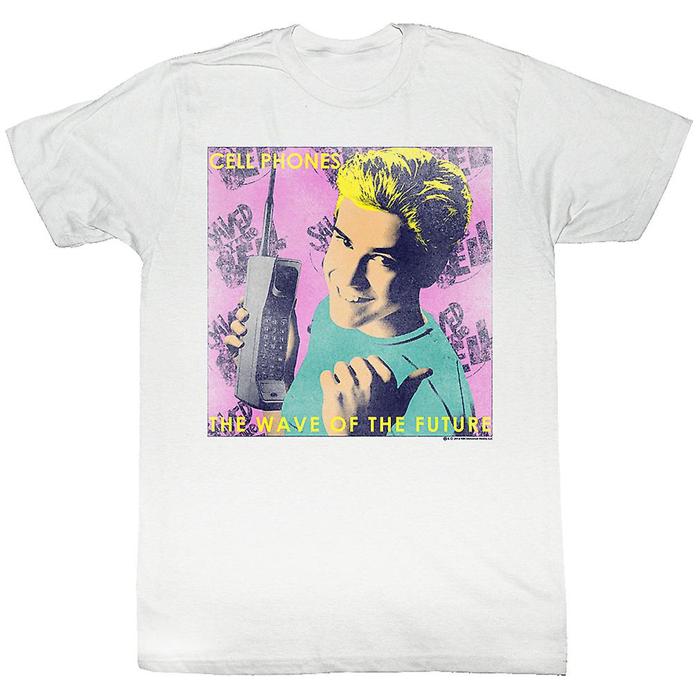 Foto 2 pulgar | Camiseta Rockinstone Saved By The Bell Con Estampado De Teléfonos Móviles - Venta Internacional.