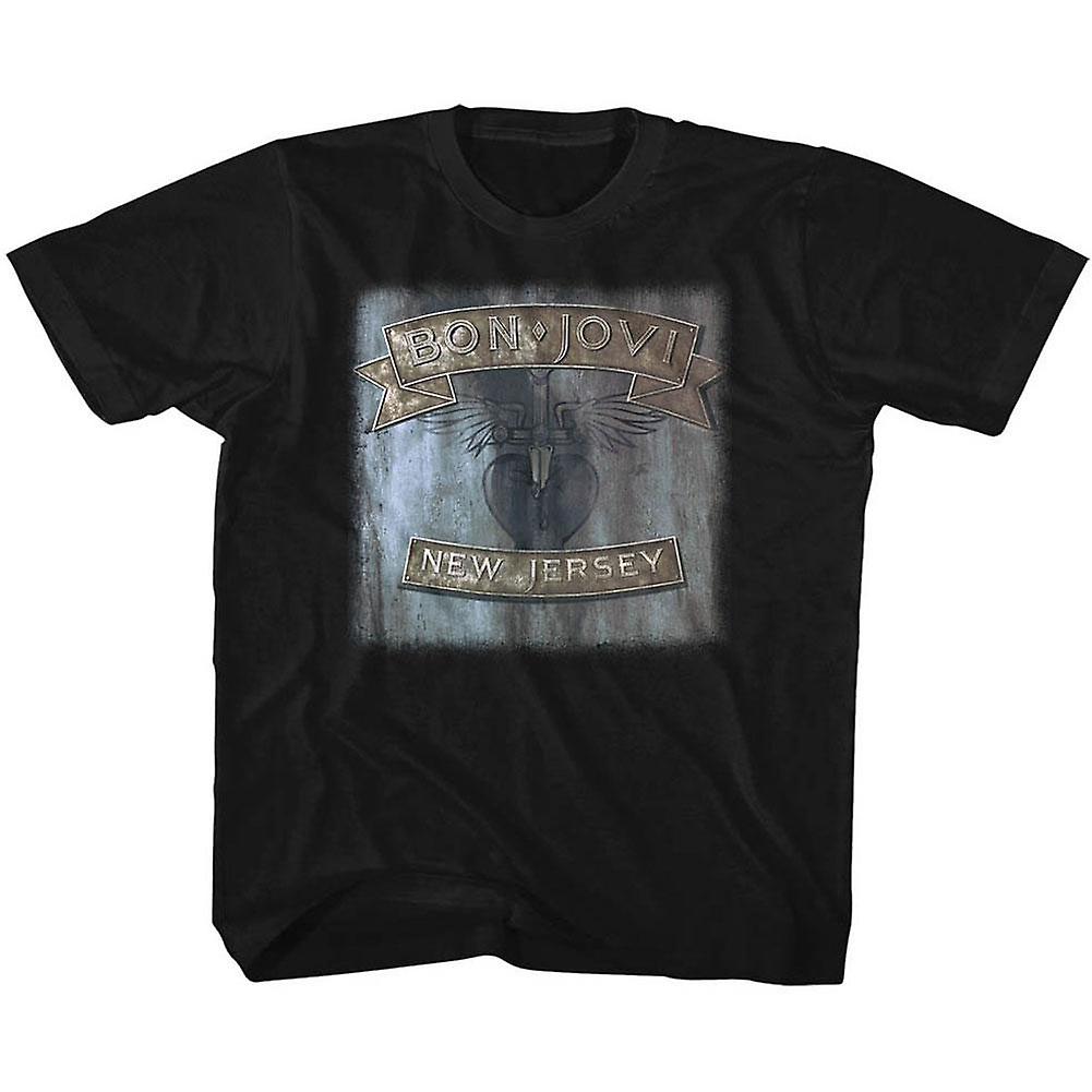 Foto 2 pulgar | Camiseta Rockinstone Bon Jovi New Jersey Para Jóvenes - Venta Internacional.