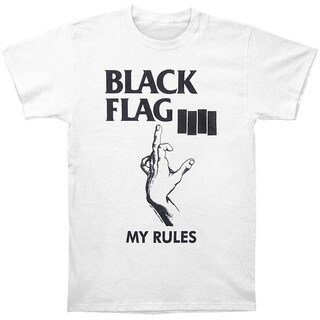 Foto 1 | Camiseta Rockinstone Black Flag My Rules 180 G/m², 100% Algodón - Venta Internacional.