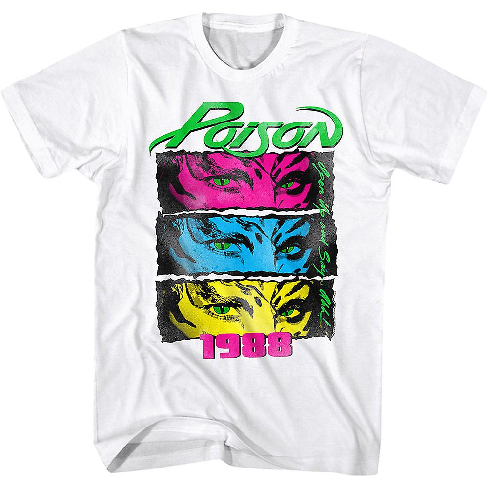Foto 1 | Camiseta Rockinstone Poison 1988 100% Algodón 180 G/m² - Venta Internacional.