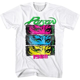 Foto 1 | Camiseta Rockinstone Poison 1988 100% Algodón 180 G/m² - Venta Internacional.