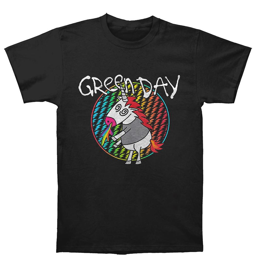 Foto 2 pulgar | Camiseta Rockinstone Green Day Checker Unicorn, 180 G/m², Algodón - Venta Internacional.