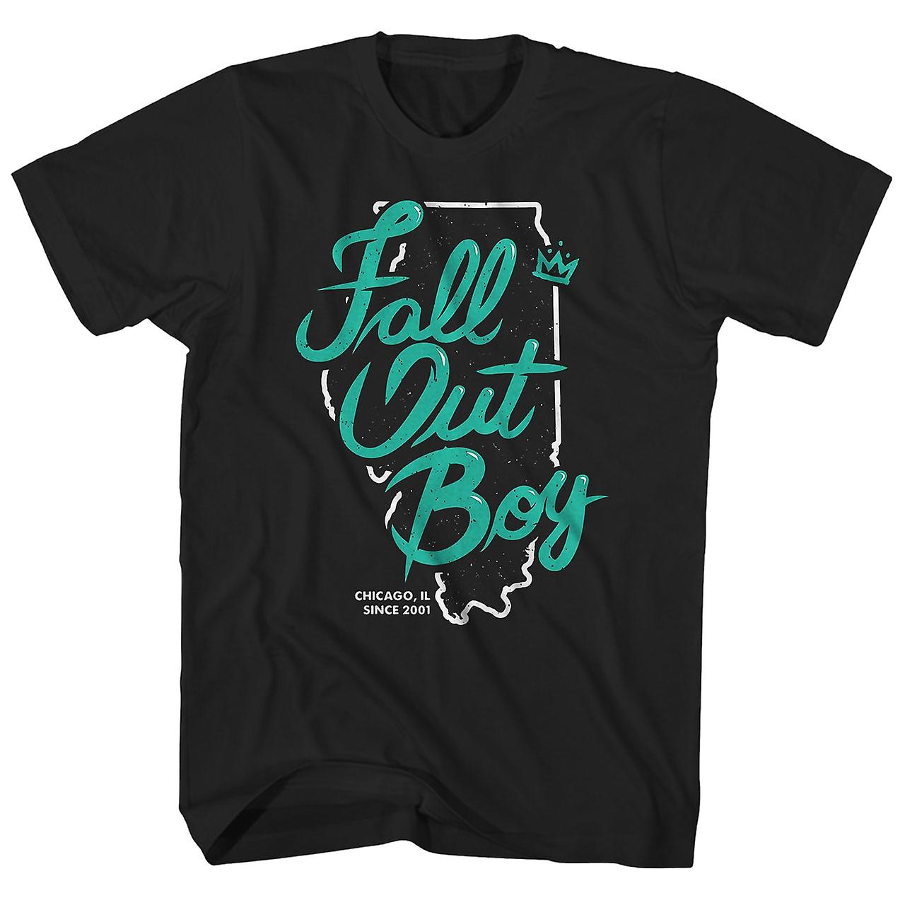 Foto 2 pulgar | Camiseta Rockinstone Fall Out Boy Since 2001 Chicago, Il - Venta Internacional.