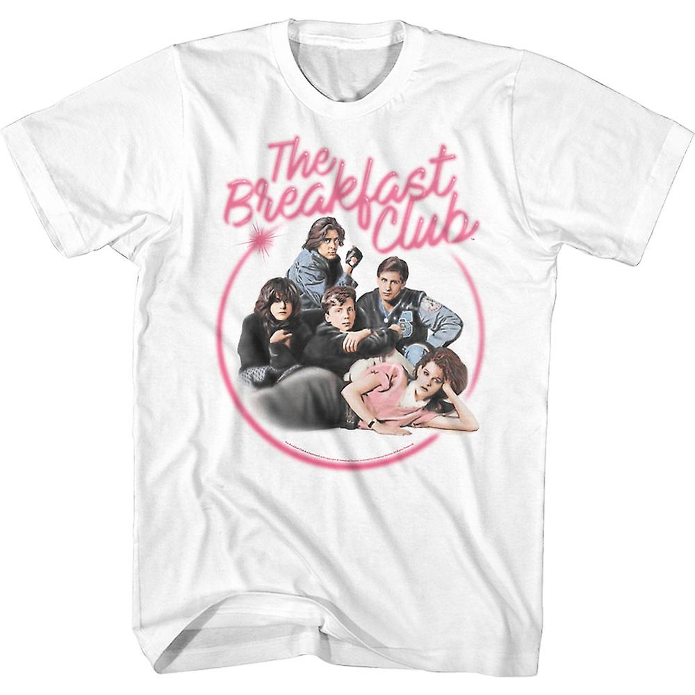Foto 2 pulgar | Camiseta Rockinstone Airbrush Breakfast Club, 180 G/m², 100% Algodón - Venta Internacional.