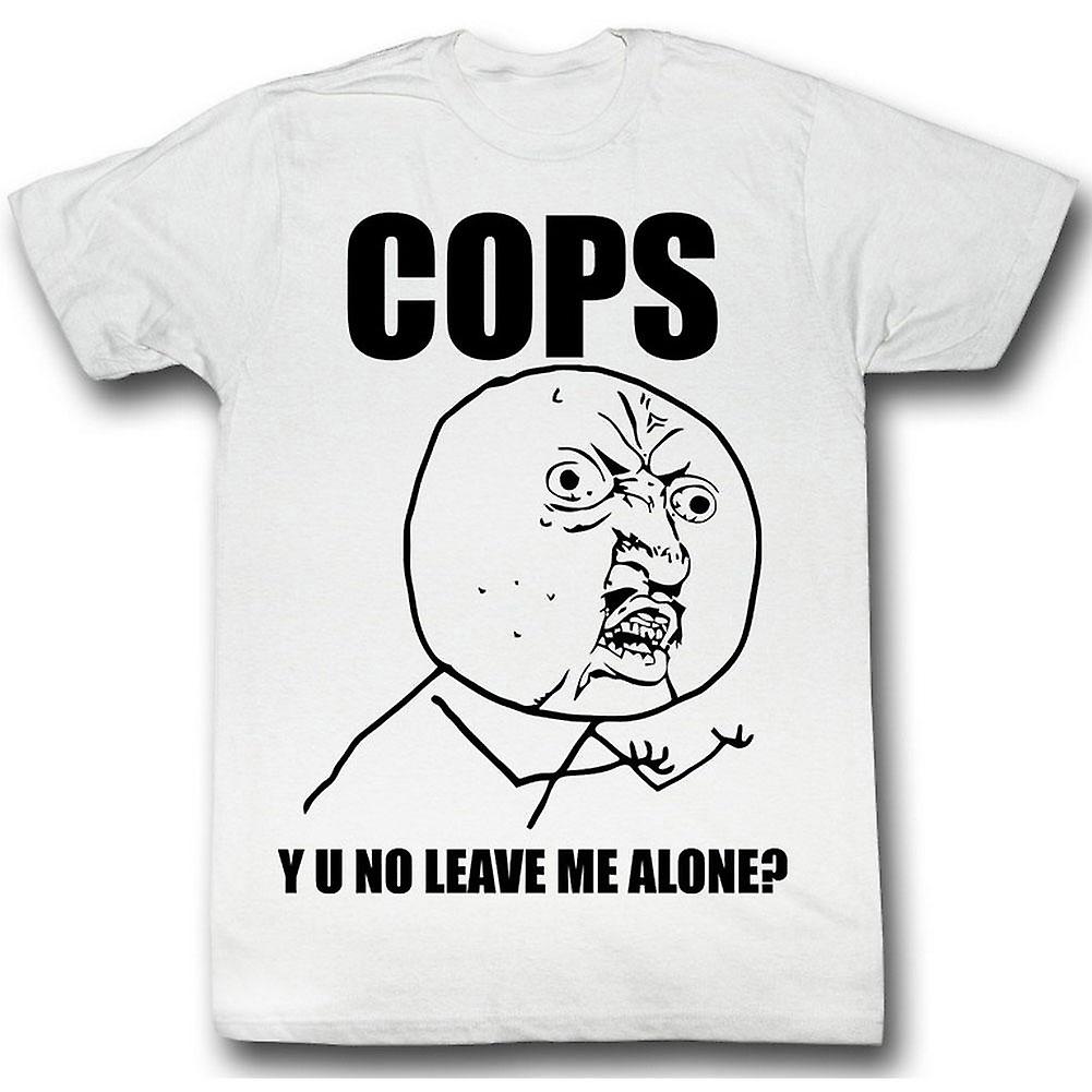 Foto 1 | Camiseta Rockinstone Y U No Cops, 100% Algodón, 180 G/m² - Venta Internacional.
