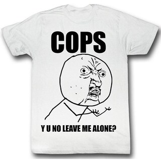 Foto 1 | Camiseta Rockinstone Y U No Cops, 100% Algodón, 180 G/m² - Venta Internacional.