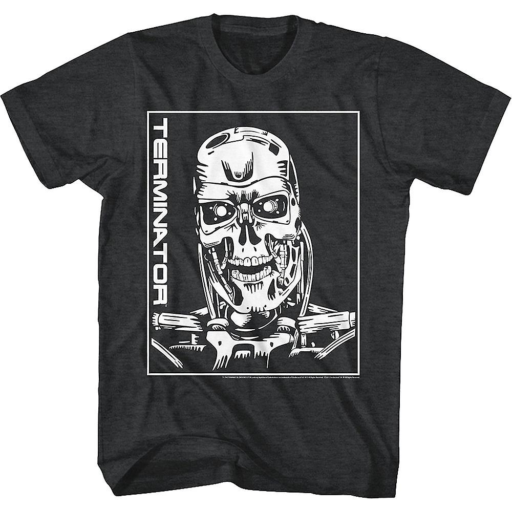 Foto 2 pulgar | Camiseta Rockinstone Skynet Endoskeleton Terminator - Venta Internacional.