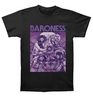 Foto 1 | Camiseta Rockinstone Baroness, Funda Morada, 180 G/m², 100% Algodón - Venta Internacional.