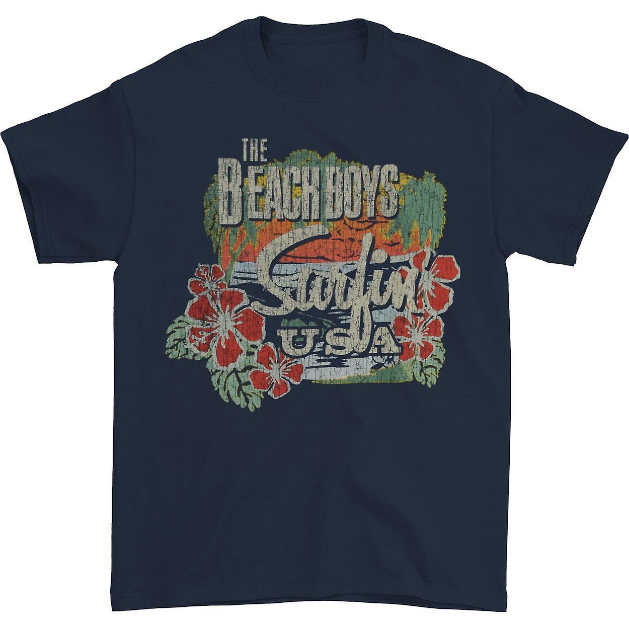 Foto 2 pulgar | Camiseta Rockinstone Beach Boys Surfin Usa Tropical - Venta Internacional.