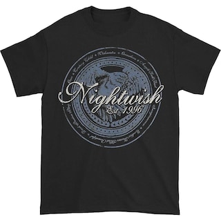 Foto 1 | Camiseta Rockinstone Nightwish Owl North America 2016 Unisex - Venta Internacional.